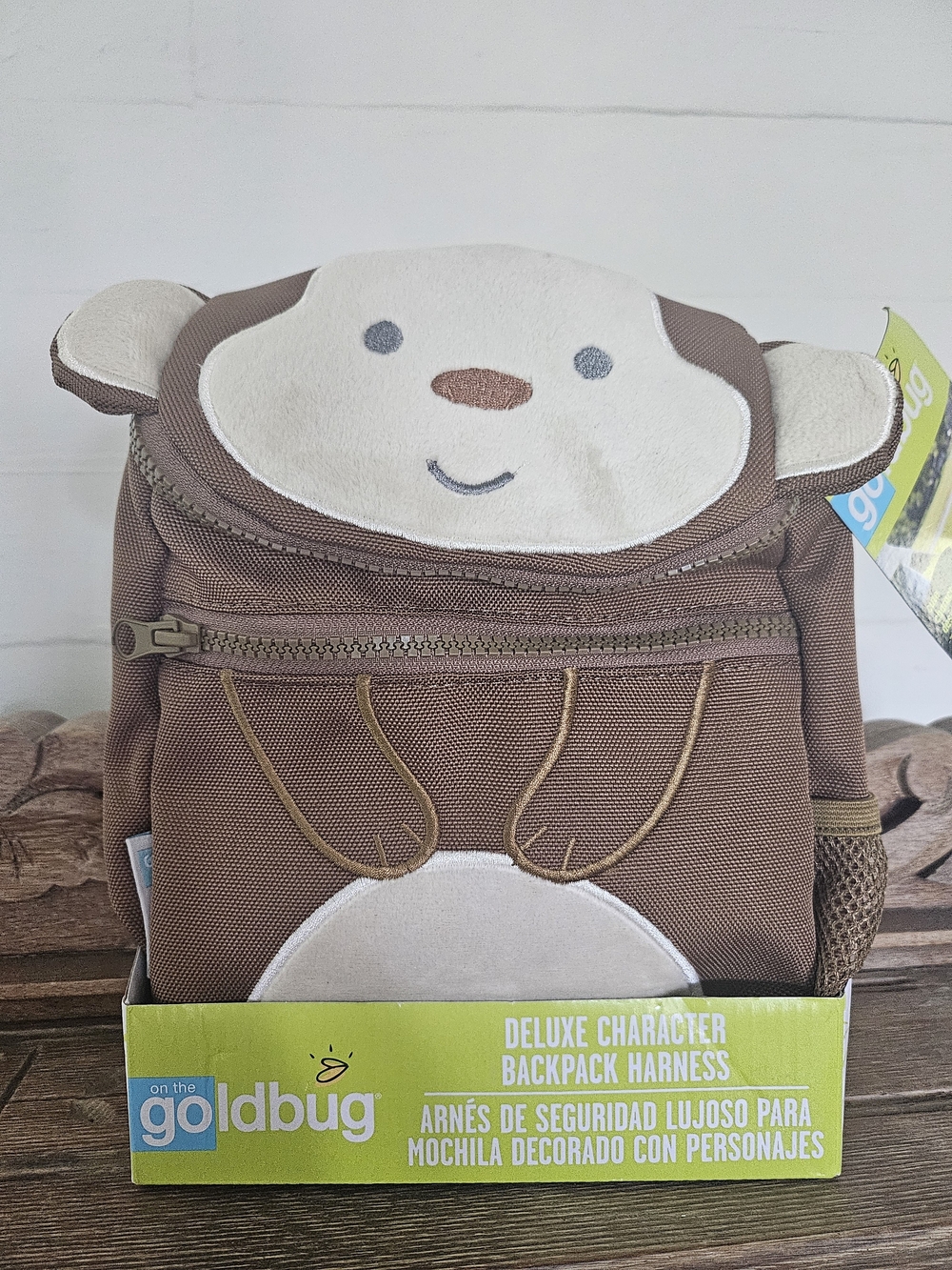 goldbug Brown Monkey Kids Backpack Harness